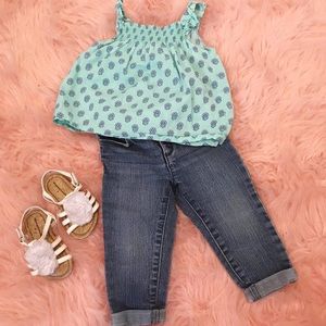 Toddler Tank Top & Jeans